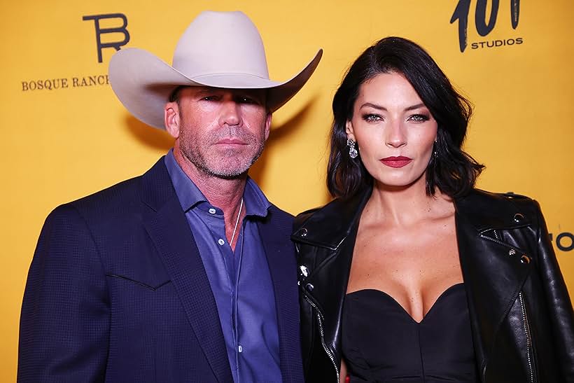 Taylor Sheridan and Nicole Sheridan at an event for Yellowstone (2018)