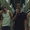 Harris Dickinson, Anton Selyaninov, Frank Hakaj, and David Ivanov in Beach Rats (2017)