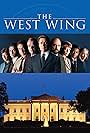 Rob Lowe, Martin Sheen, Allison Janney, Dulé Hill, Moira Kelly, Janel Moloney, Richard Schiff, John Spencer, and Bradley Whitford in The West Wing (1999)