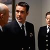 David James Elliott, John M. Jackson, and Andrea Parker in JAG (1995)