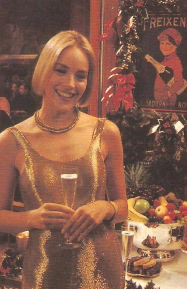 Sharon Stone in Freixenet: Burbujas de Navidad (1992)