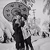 Ryô Ikebe and Keiko Kishi in Yukiguni (1957)