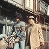 Kiyoshi Atsumi and Masatoshi Nakamura in Otoko wa tsurai yo: Torajiro gambare! (1977)