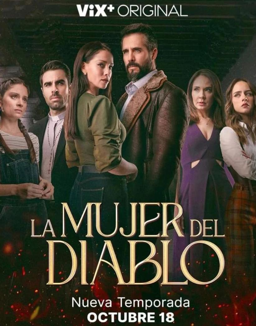 Adriana Louvier, Azul Guaita, José Ron, Carolina Miranda, José Pablo Minor, and Ariana Saavedra in La Mujer del Diablo (2022)