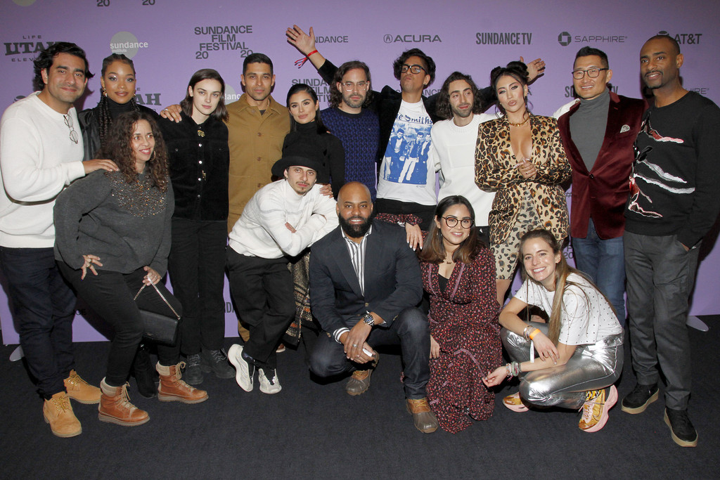 Wilmer Valderrama, Daniel Dae Kim, Moises Arias, Esteban Arango, Diane Guerrero, Erick Castrillon, Kali Uchis, Ava Capri, and Ashley Jackson at an event for Blast Beat (2020)