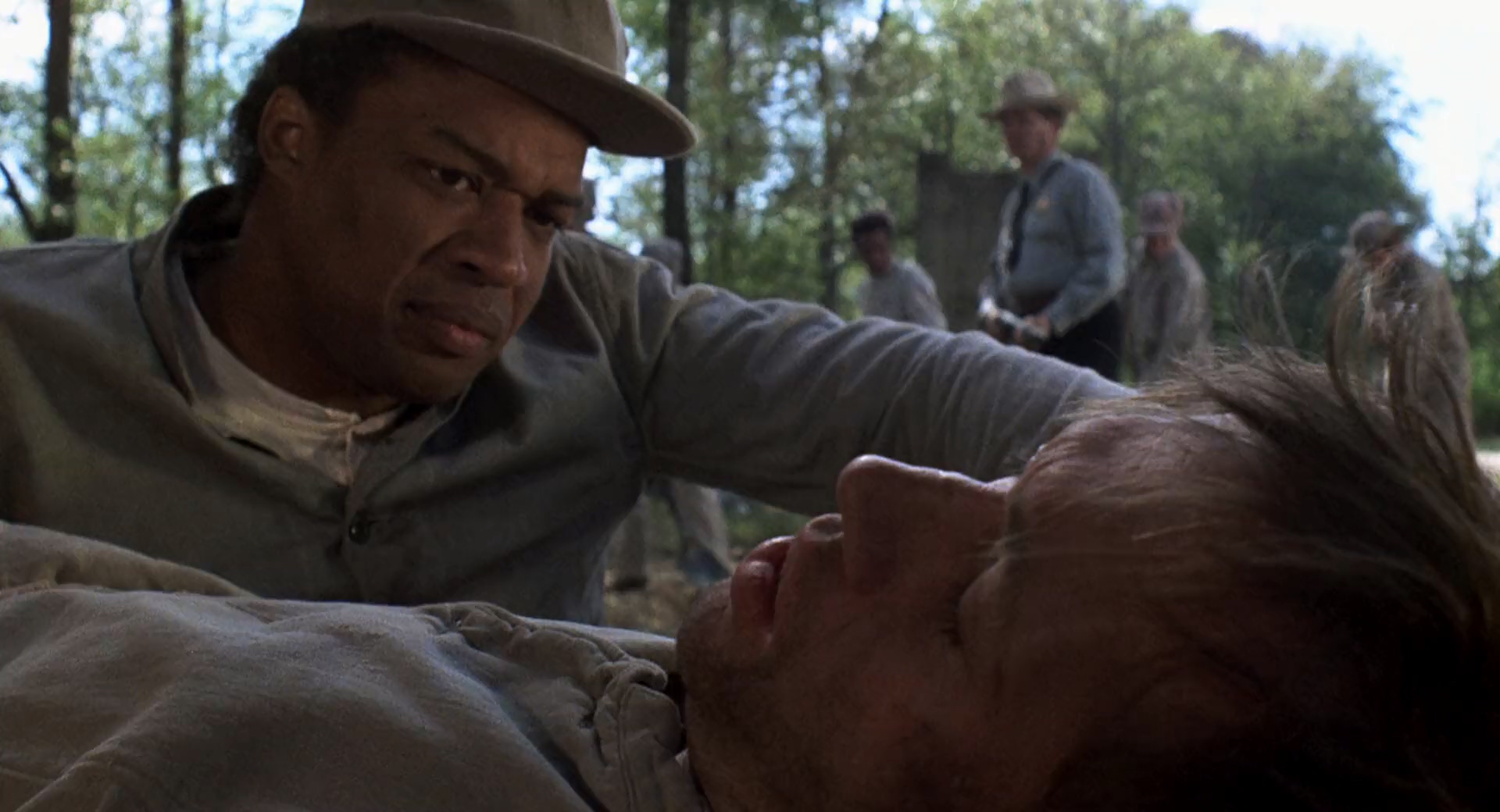 David Carradine and Bernie Casey in Boxcar Bertha (1972)