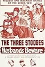 Moe Howard, Larry Fine, Maxine Gates, Dee Green, Shemp Howard, and Lu Leonard in Husbands Beware (1956)