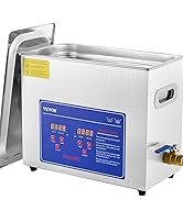 VEVOR Commercial Sonic Cleaner 6L Professional Ultrasonic Cleaner 40kHz with Digital Timer&H...