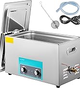 VEVOR 22L Sonic Cleaner, 304 Stainless Steel Professional Knob Control, Ultrasonic Cleaner w...