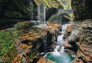 Watkins Glen State Park's Rainbow Falls