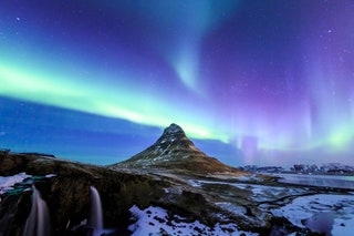 Image may contain Nature Outdoors Night and Aurora