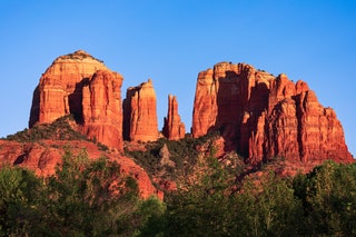 Cathedral Rock in Sedona Arizona at sunset