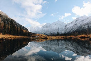 Chugach State Park Pond Reflection