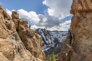 Alpenglow Expeditions Olympic Valley California Via Ferrata