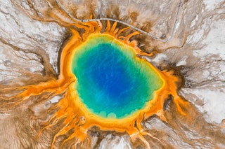 Grand Prismatic Spring Yellowstone National Park Wyoming USA