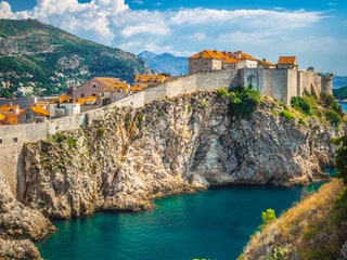 Image may contain Architecture Building Castle Fortress Nature Outdoors and Water