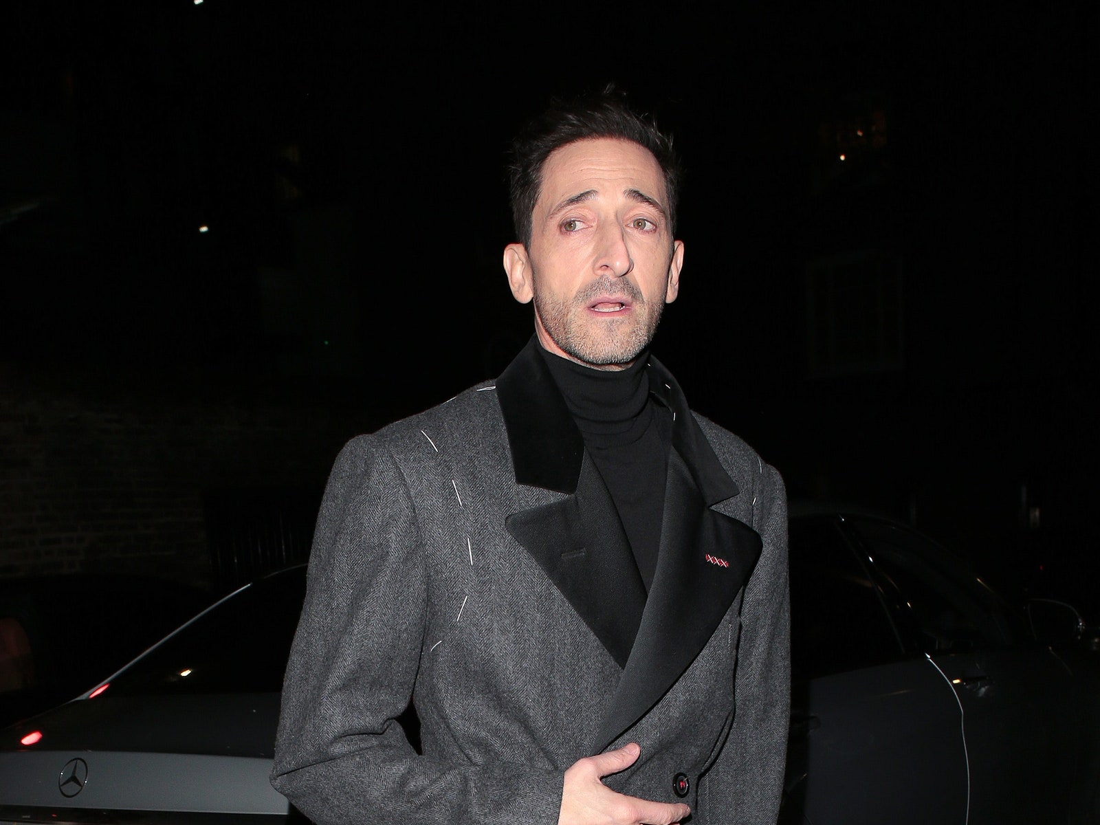 Adrien Brody Is Dressing Like a Cold-Weather Supervillain