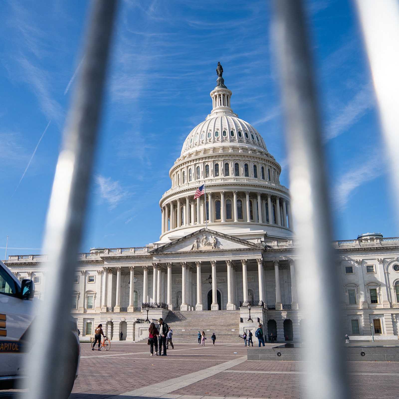 A view of the Capitol building.