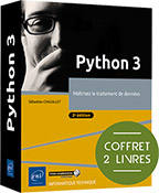 Python 3 Coffret de 2 livres : Maîtrisez le traitement de données (2e édition)