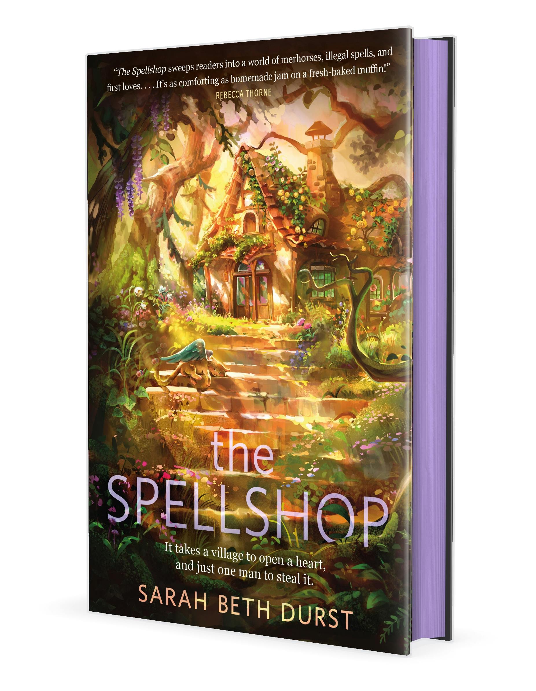 Cover for the book titled as: The Spellshop