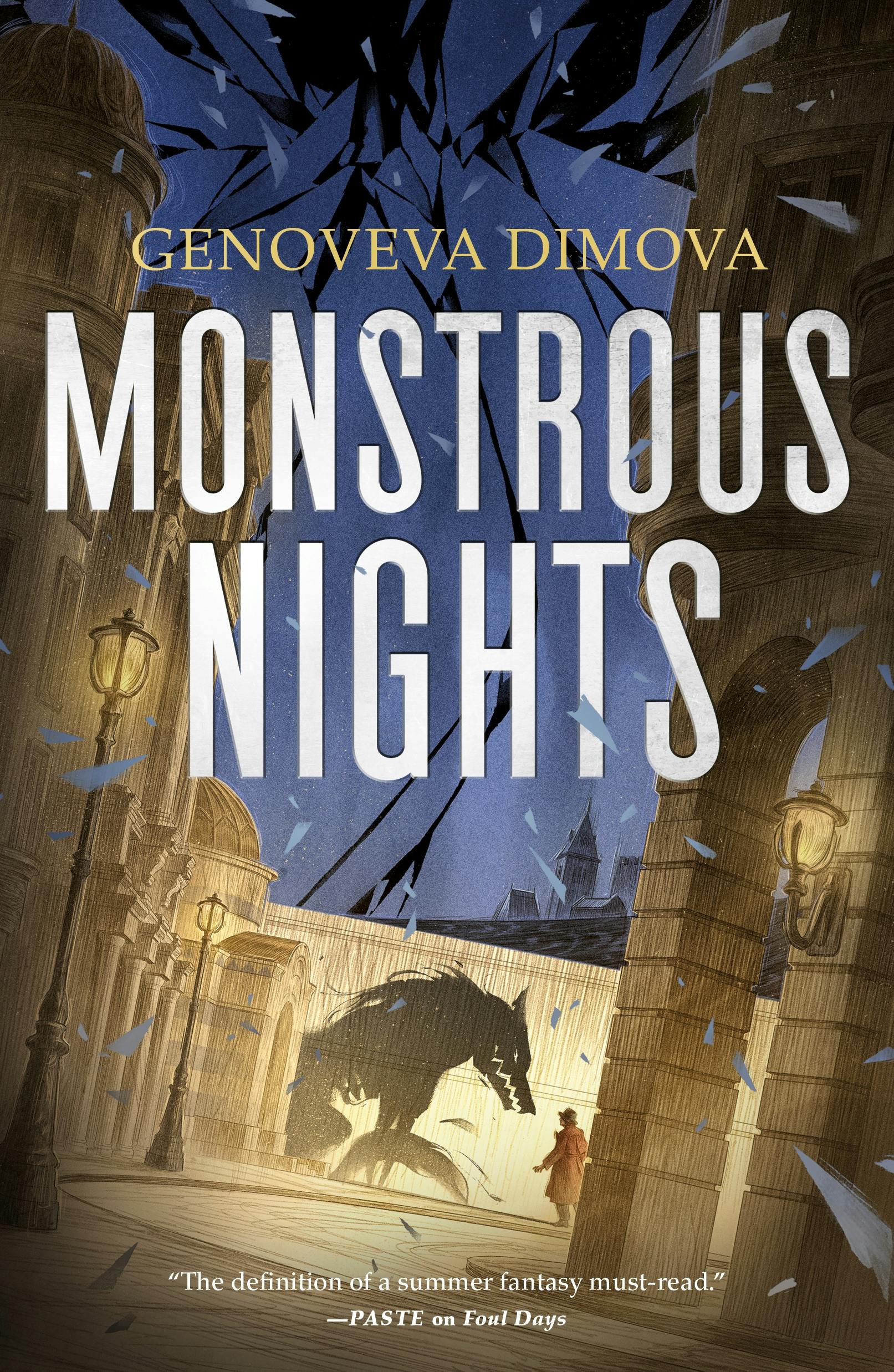 Cover for the book titled as: Monstrous Nights