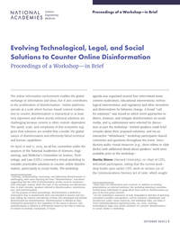 Cover Image: Evolving Technological, Legal, and Social Solutions to Counter Online Disinformation