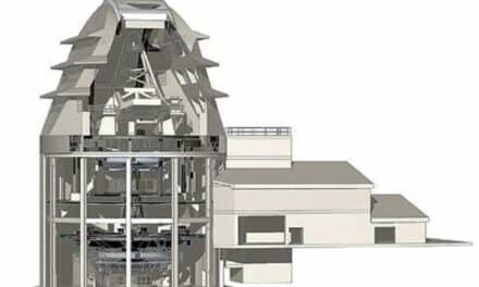 Artist's concept depicts the new single-level coude lab that will sit in the base of the ATST observatory. Despite the loss of one level, the coude lab will provide eight instrument positions on hardened pads, the same as in the prior design. The expanded louvers provide up to 2.5 times as much air flow as the previous design.