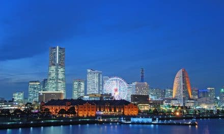 Yokohama, Japan. Credit: Minato Mirai (from Wikipedia)