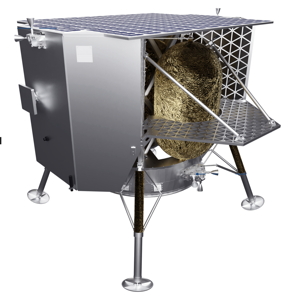 Image of the Peregrine Mission 1 (Astrobotic) spacecraft.