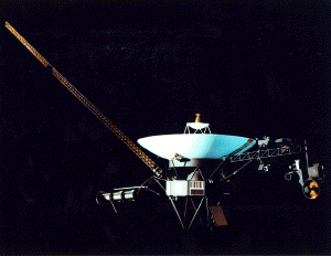 Image of the Voyager 2 spacecraft.