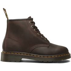 Dr. Martens 101 Crazy Horse Leather Ankle Boots - Brown