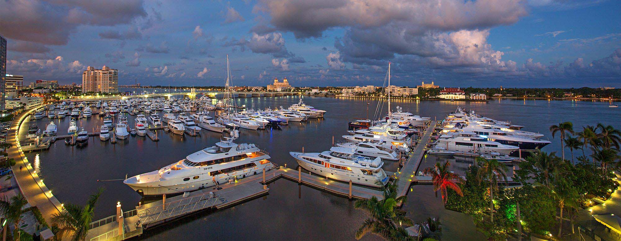 Palm Harbor Docks at sunset