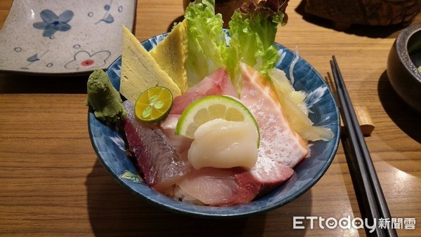 ▲生魚片,哇沙米,生魚片,海鮮,日本料理。（圖／記者謝承恩攝）