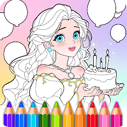 Icon image Princess Game Fantasy Coloring