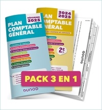  Dunod - Pack 3 en 1 Plan comptable général - Plan comptable réforme 2025, documents de synthèse, plan comptable général.