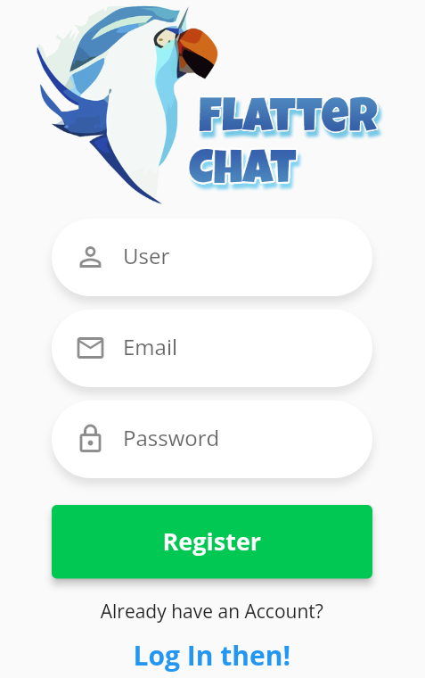 Chat Register Page