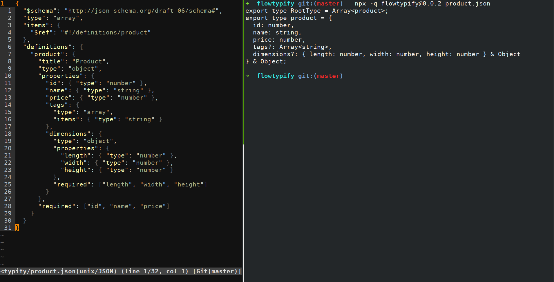 npm.io Example Screenshot