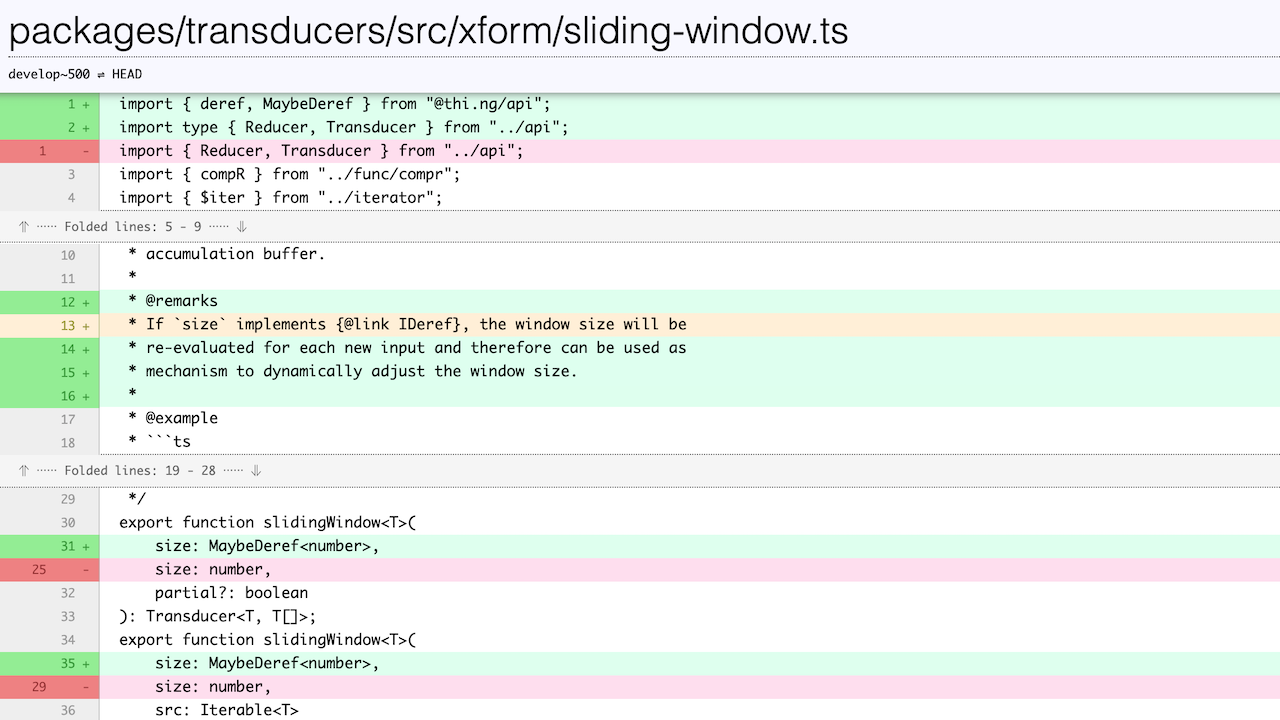 npm.io screenshot of example output