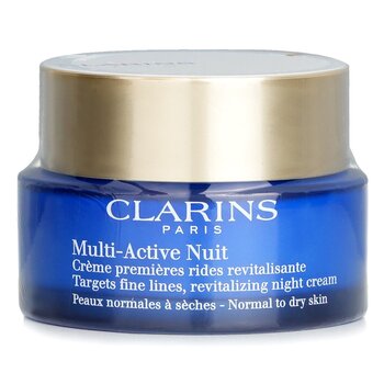 Clarins Multi-Active Night Targets Fine Lines Revitalizing Night Cream - สำหรับผิวธรรมดาถึงผิวแห้ง 50ml/1.7oz