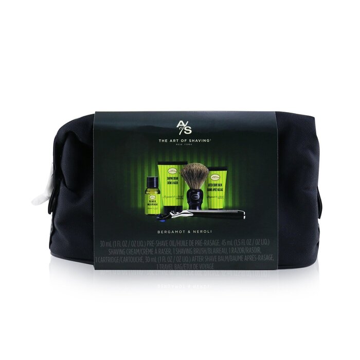 The Art Of Shaving Set Con Bolsa The Four Elements of The Perfect Shave - Bergamot & Neroli : Aceite Pre Afeitado + Crema de Afeitar + Bálsamo Para Después de Afeitar + Brocha + Cuchilla 5pcs+1BagProduct Thumbnail