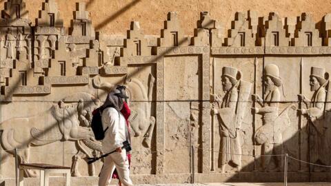 La cité antique de Persépolis en Iran.