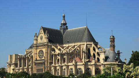 L'église Saint-Eustache.