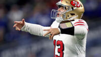 Brock Purdy of the San Francisco 49ers has a chance to avenge last season's Super Bowl loss to the Kansas City Chiefs in the NFL on Sunday.