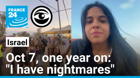 On October 7, 2023, the FRANCE 24 Observers spoke to one of the 'Tribe of Nova' festival participants, in Israel, the day after the attack. We recontacted her one year on.