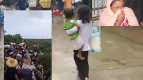 Internally displaced people from the persecuted Rohingya minority have been trapped in the junta-held city of Maungdaw, Myanmar, which has been surrounded by rebels from the Arakan Army since April 2024. A group of people trying to cross the river into neighbouring Bangladesh on August 5, 2024 were targeted by an airstrike whose origin remains unknown.