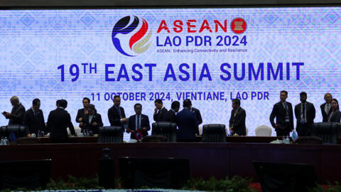 Delegates gather at the 19th East Asia Summit (EAS) at the National Convention Centre, in Vientiane, Laos, October 11, 2024. REUTERS/Athit Perawongmetha