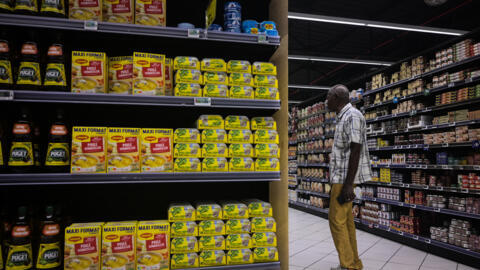 Dans un supermarché à Fort-de-France, le 14 octobre 2024.