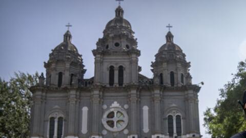 存档图片 / 中国：北京王府井天主教堂。
Image Archive / Chine : l'église Saint-Joseph de Wangfujing à Pékin. (illustration)