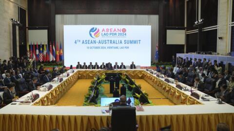 Leaders attend the Association of Southeast Asian Nations (ASEAN) - Australia Summit in Vientiane, Laos, Thursday, Oct. 10, 2024.