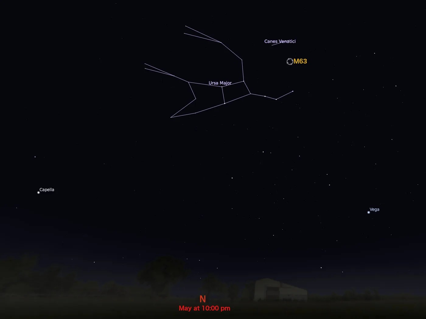 locator star chart for M63